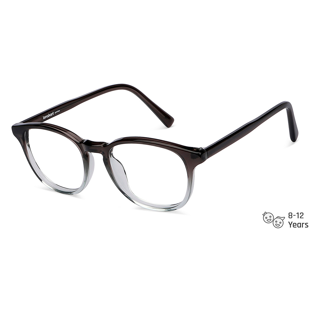 Hooper Online Brown Transparent Full Rim Square right side