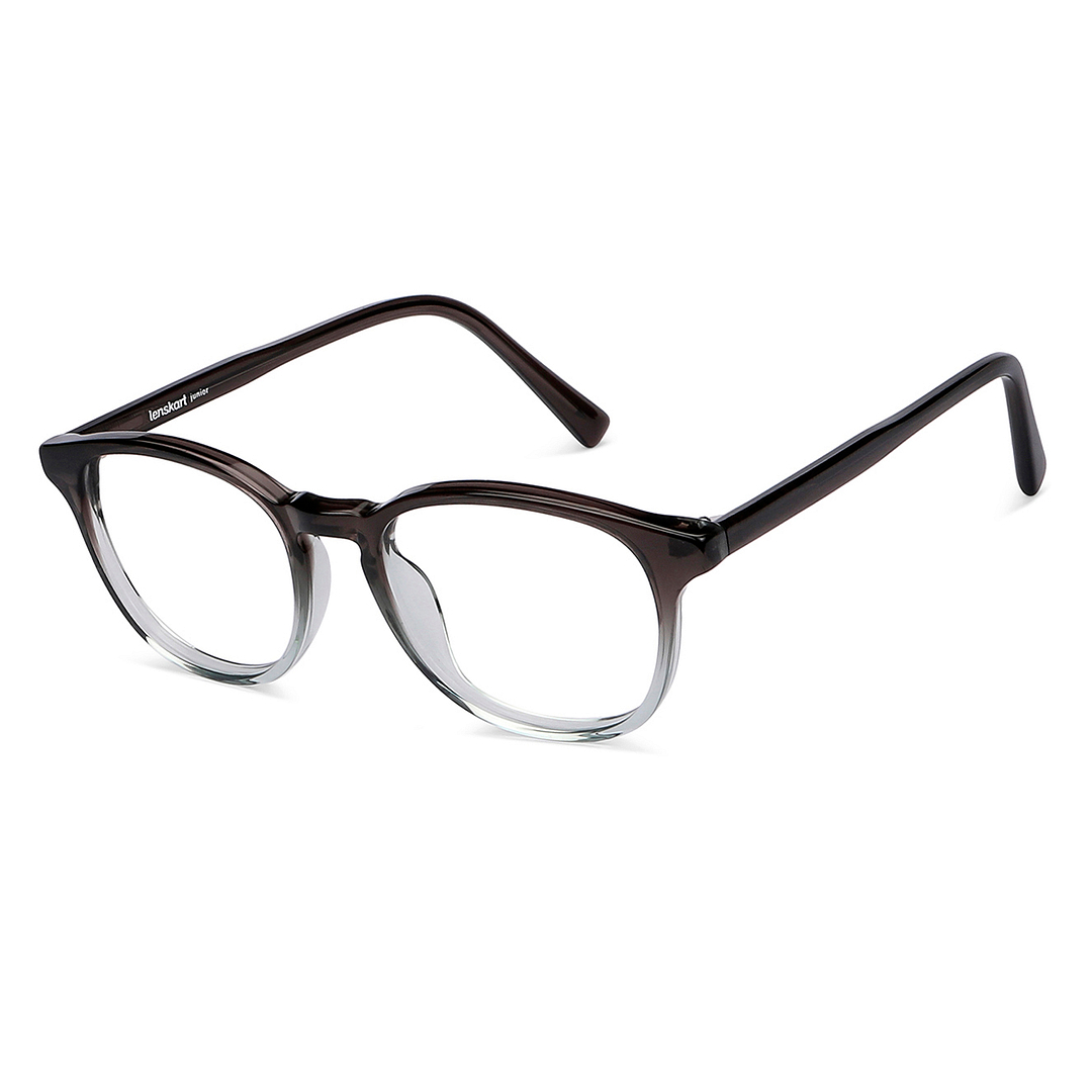 Hooper Online Brown Transparent Full Rim Square right side