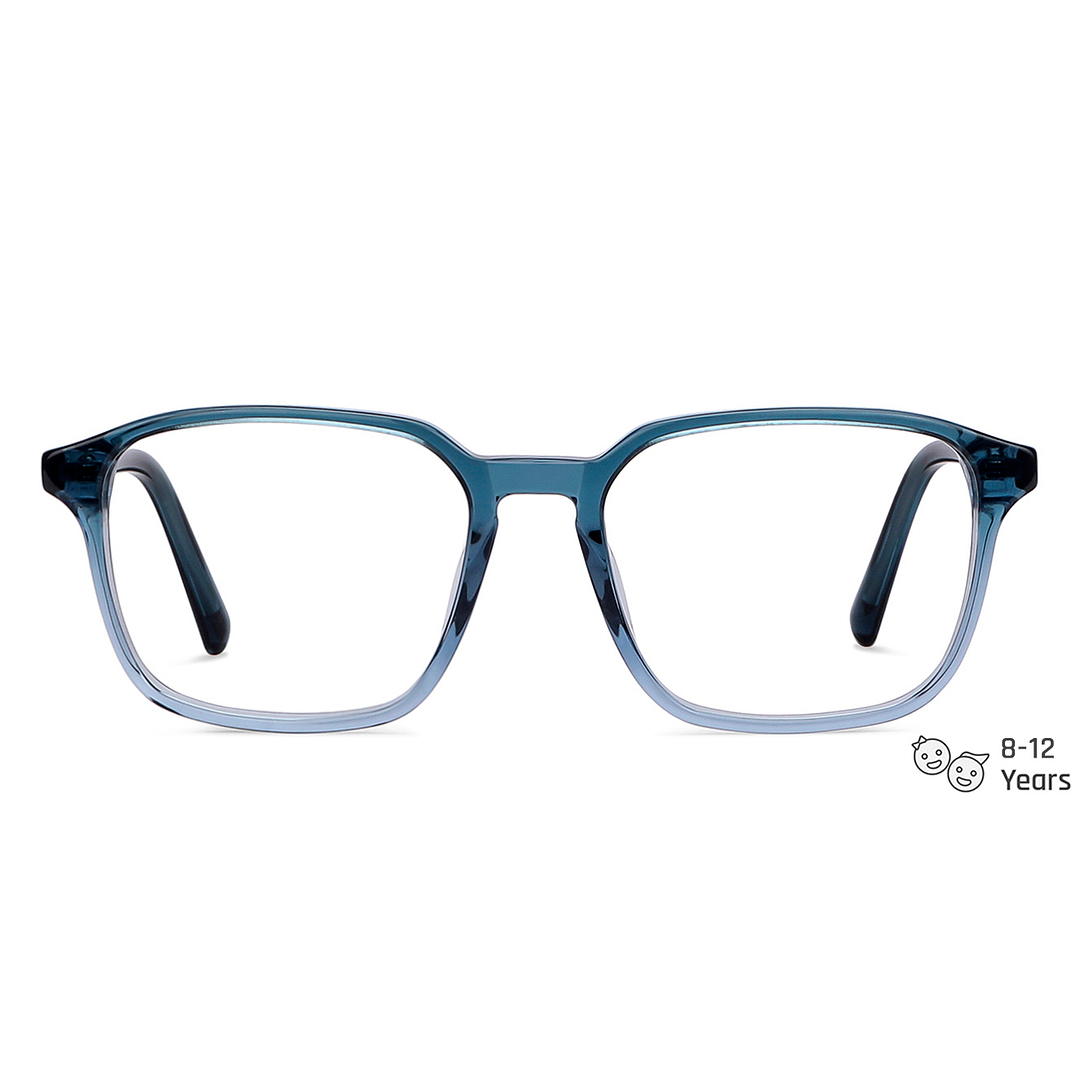 Hooper Online Blue Transparent Full Rim Square left side