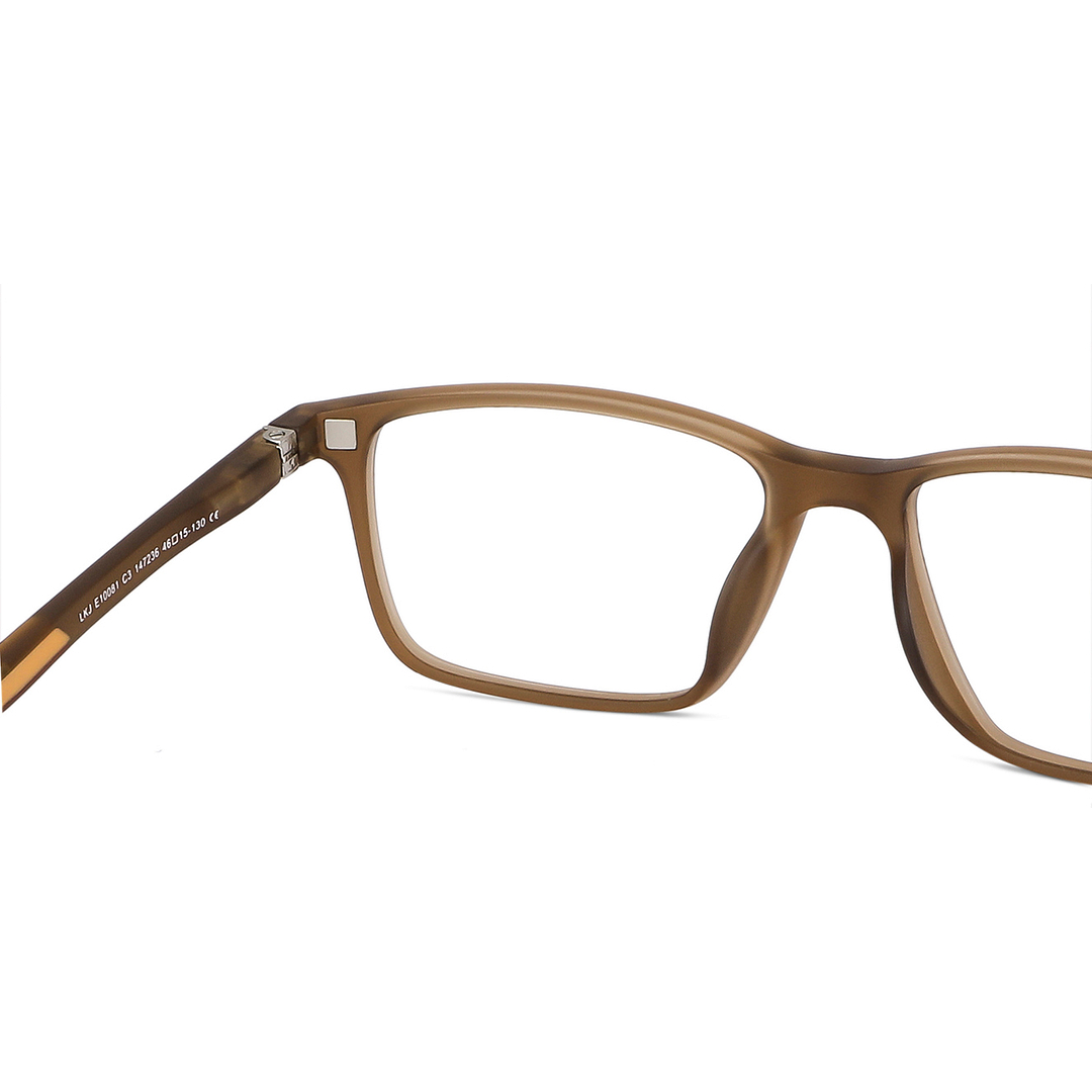 Hooper Online Light Brown Full Rim Rectangle right side