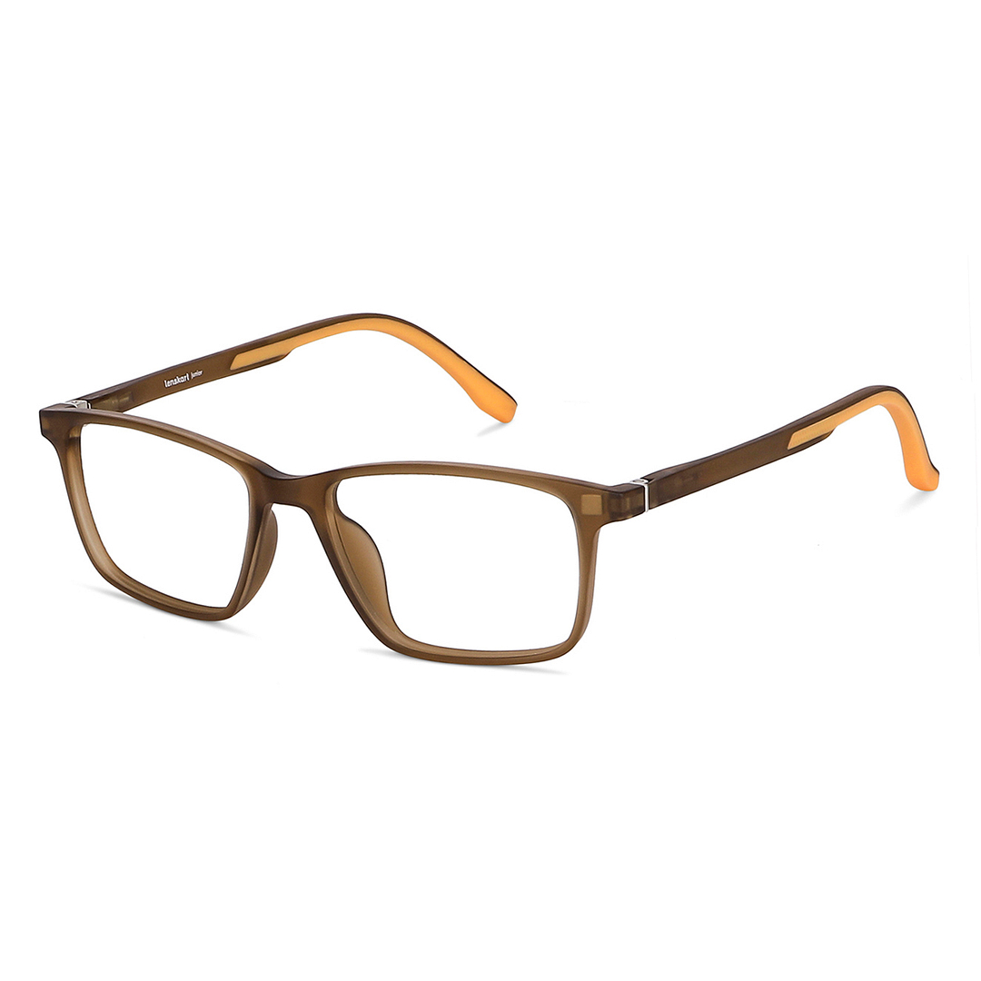 Hooper Online Light Brown Full Rim Rectangle left side