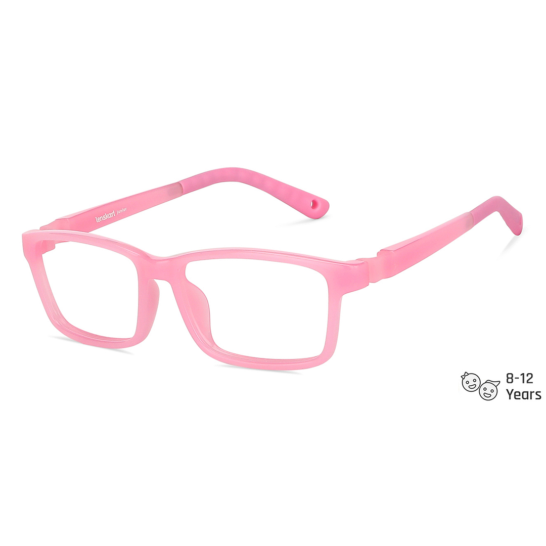 Hooper Online Pink Full Rim Rectangle left side