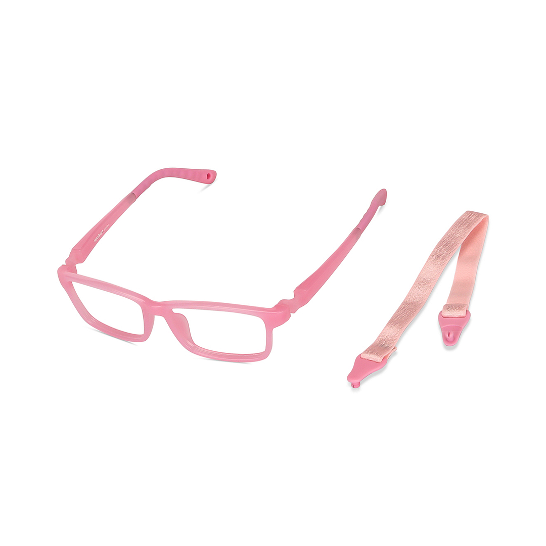 Hooper Online Pink Full Rim Rectangle left side