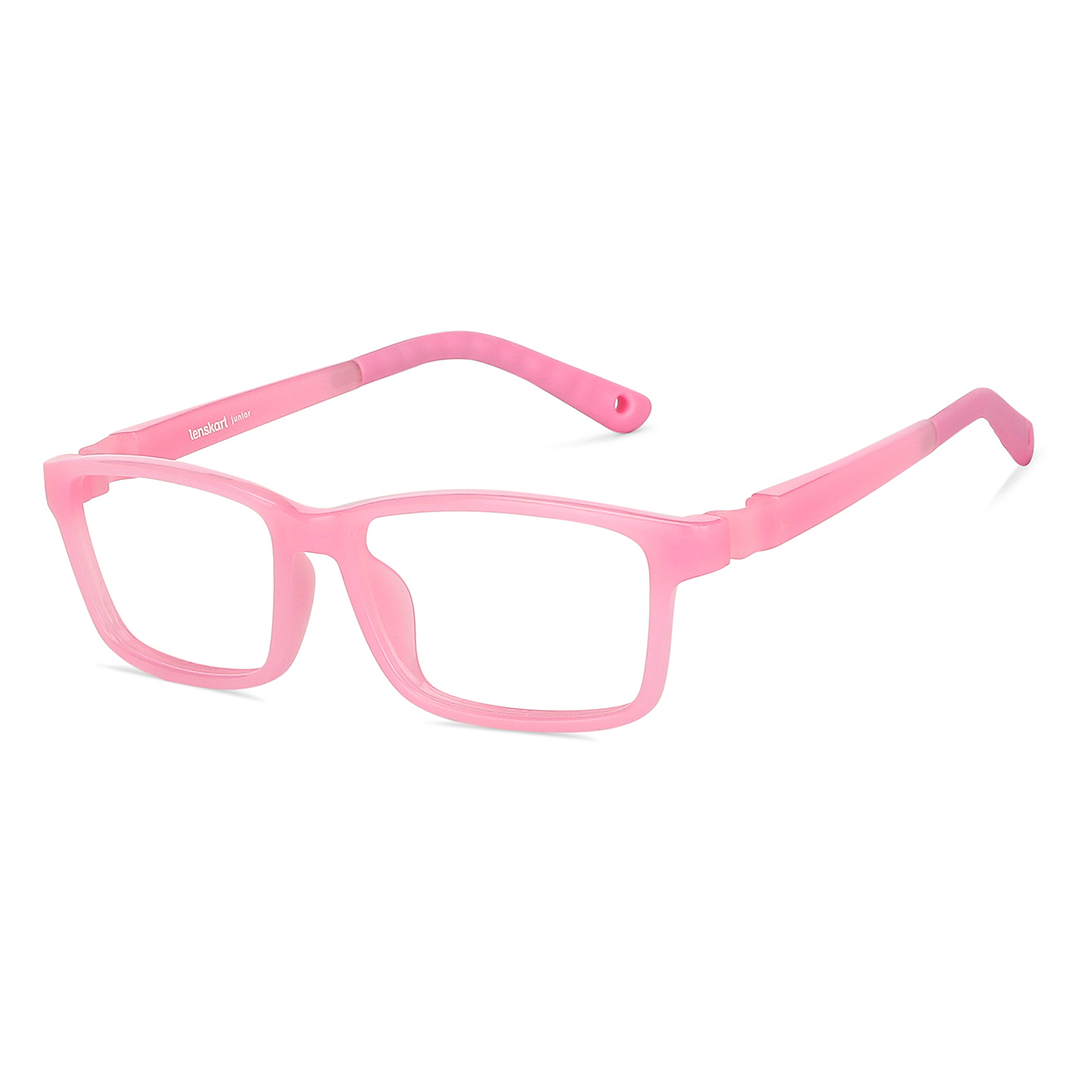 Hooper Online Pink Full Rim Rectangle left side