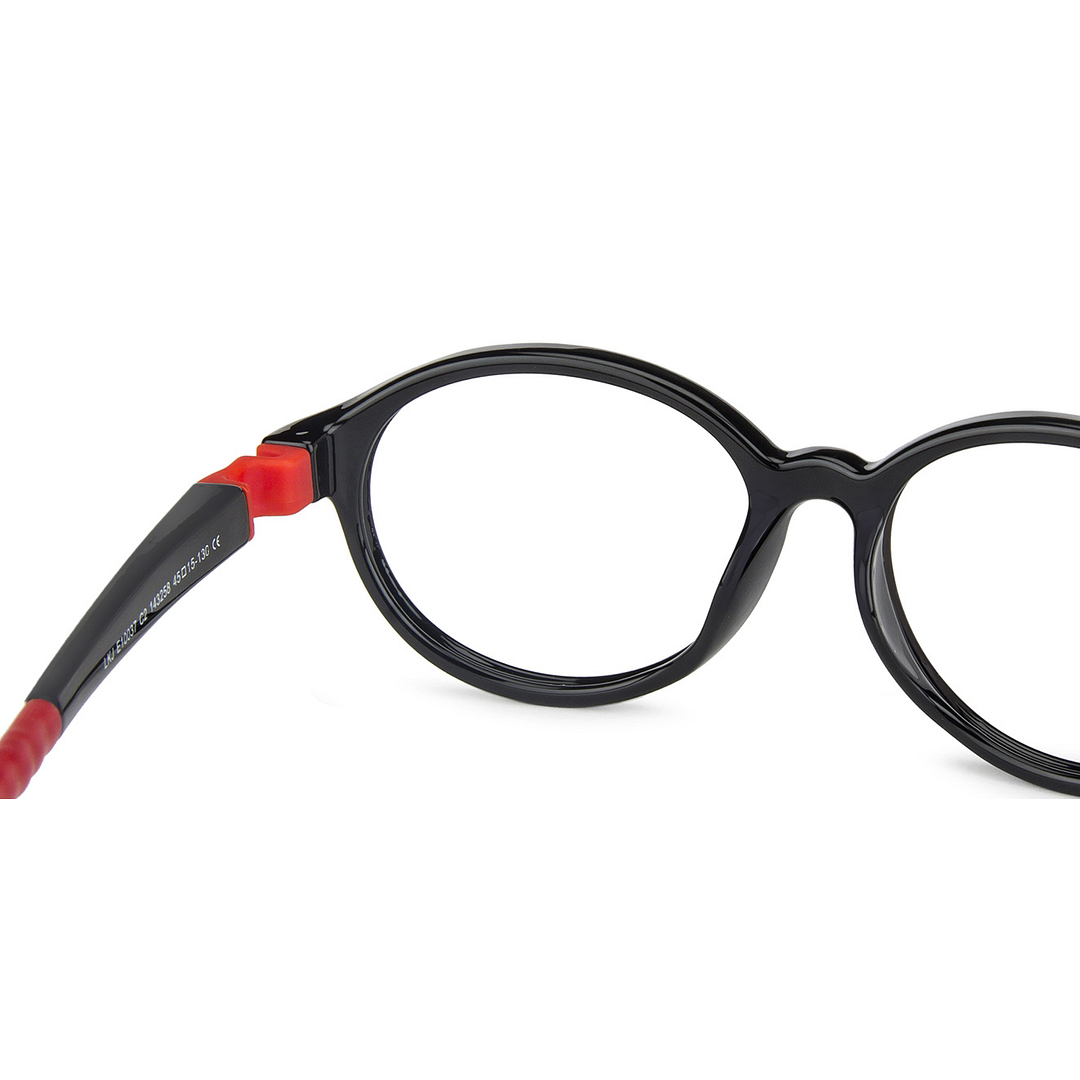 Hooper Online Black Full Rim Round left side