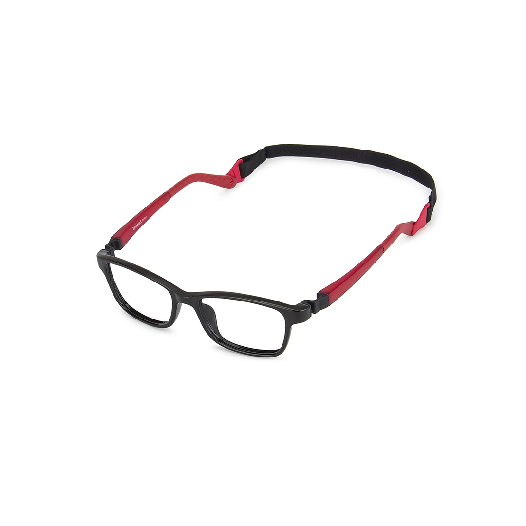 Hooper Online Black Full Rim Rectangle left side