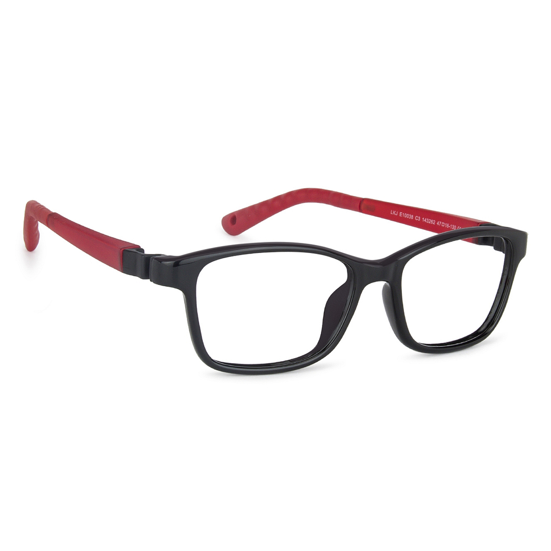Hooper Online Black Full Rim Rectangle left side