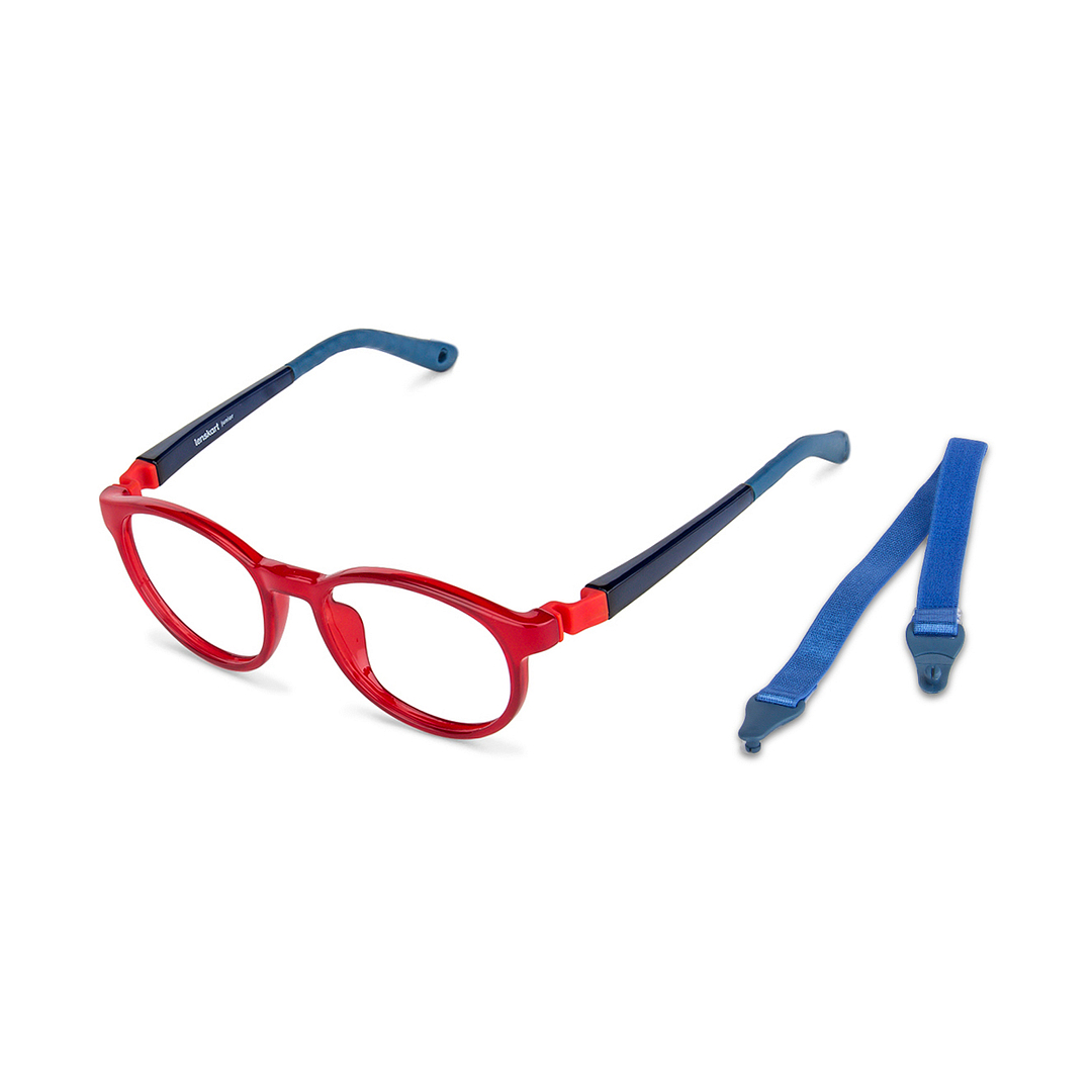 Hooper Online Red Full Rim Round right side