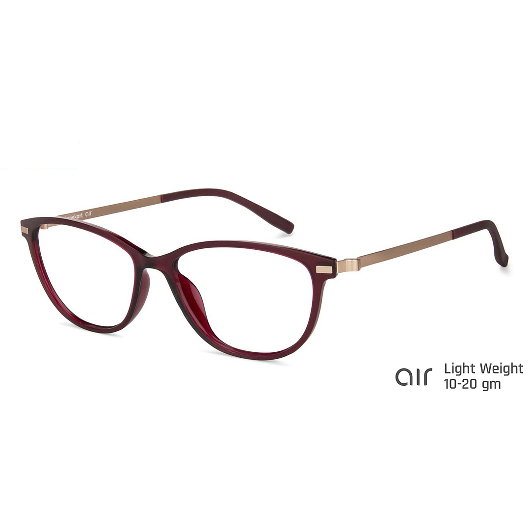 Lenskart Air Online Red Full Rim Cat Eye right side