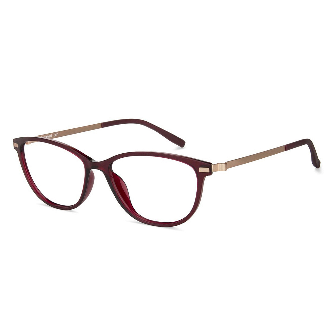 Lenskart Air Online Red Full Rim Cat Eye right side