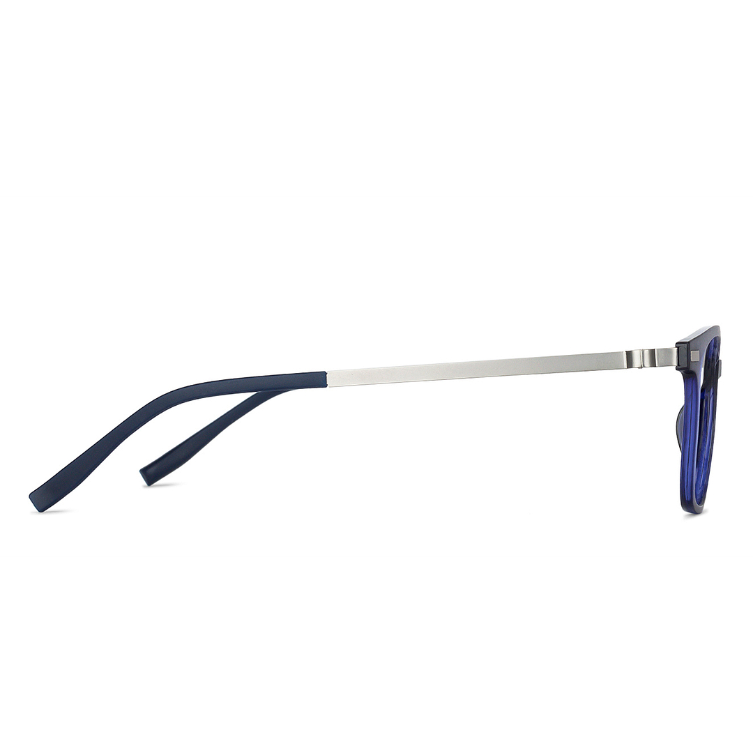 Lenskart Air Online Sky Blue Full Rim Rectangle left side