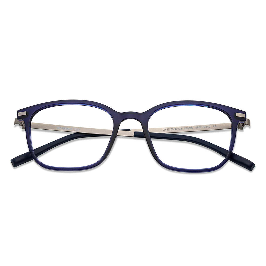 Lenskart Air Online Sky Blue Full Rim Rectangle left side