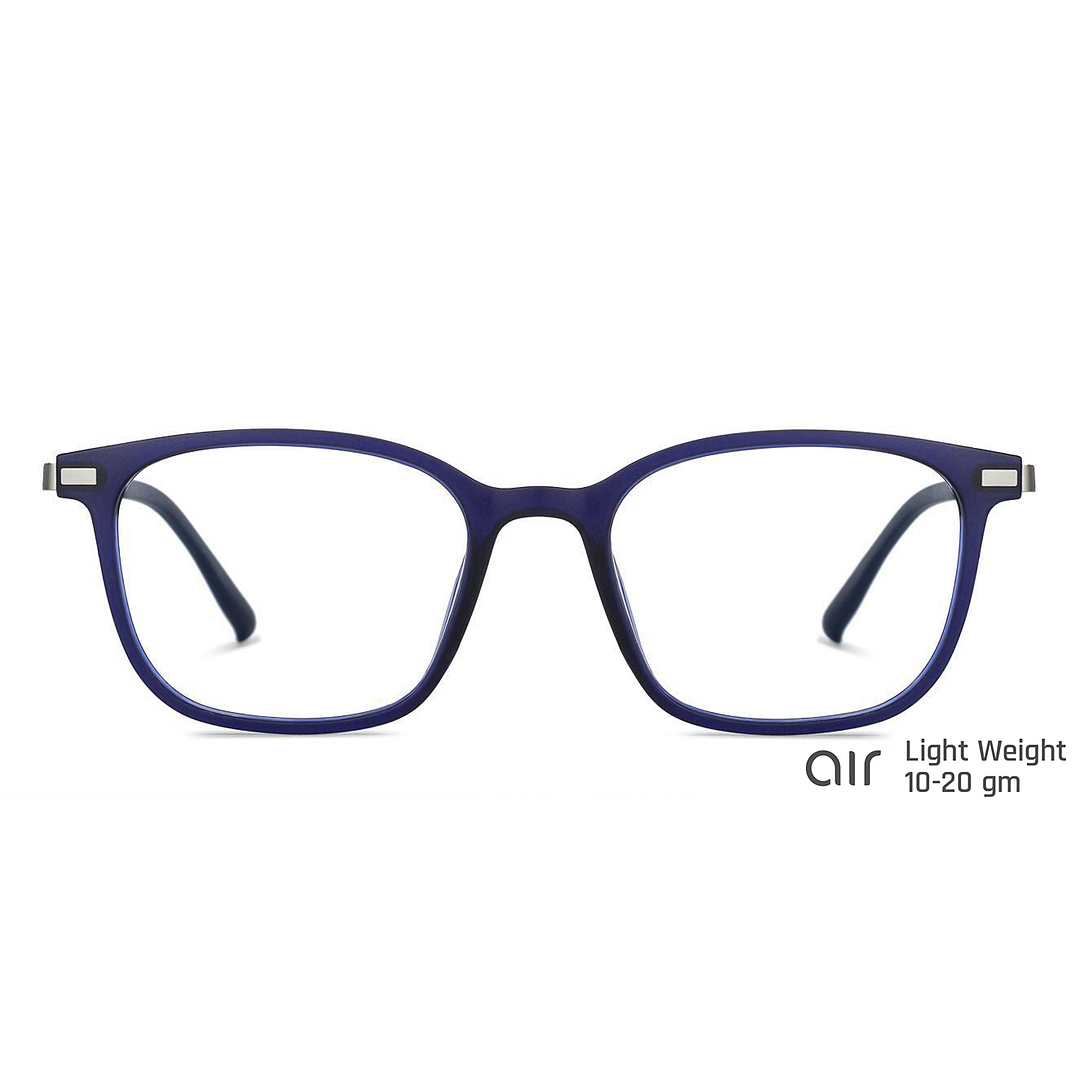 Lenskart Air Online Sky Blue Full Rim Rectangle left side