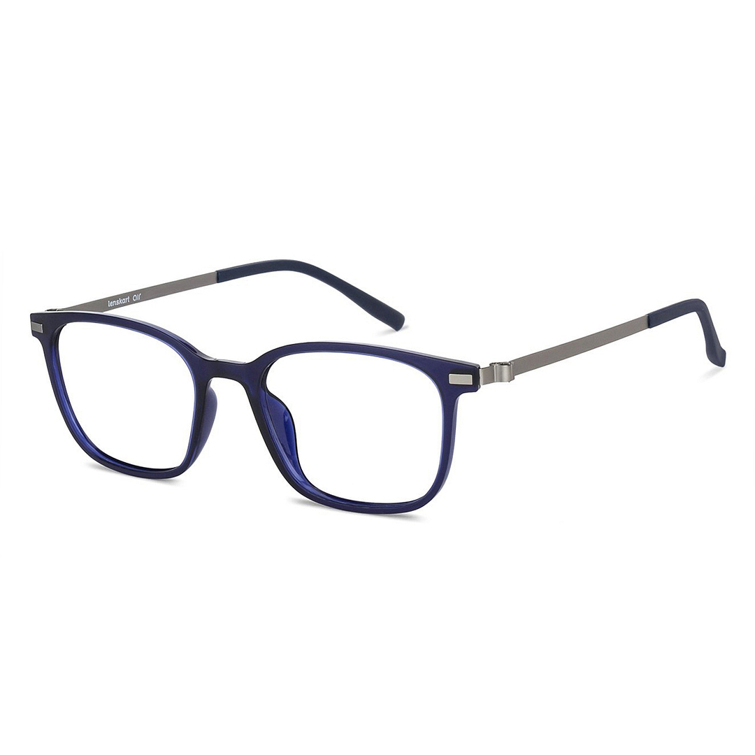 Lenskart Air Online Sky Blue Full Rim Rectangle left side