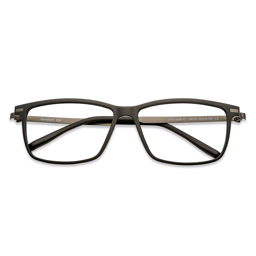 Lenskart Air Online Black Full Rim Rectangle left side