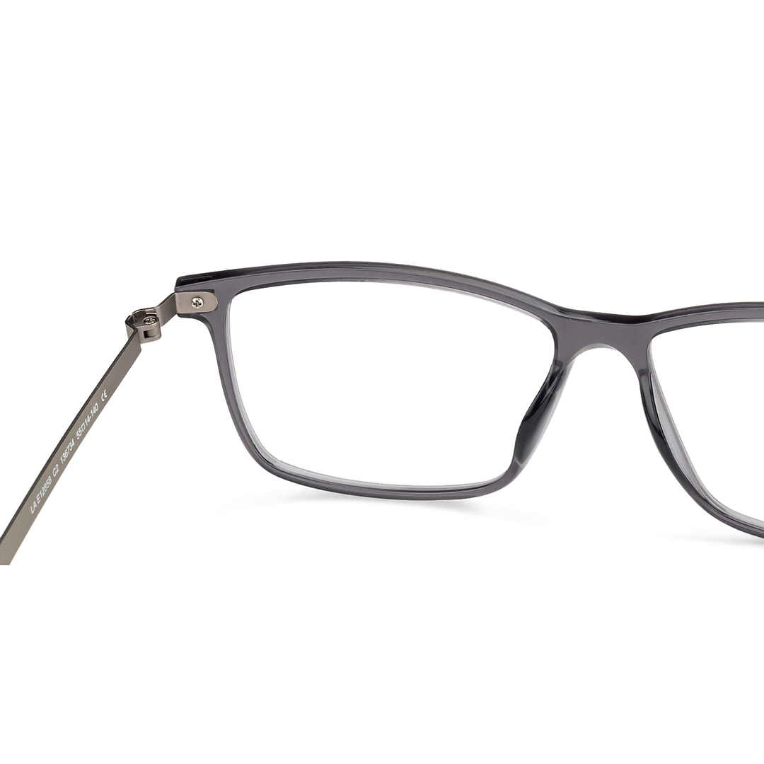 Lenskart Air Online Gray Transparent Full Rim Rectangle right side