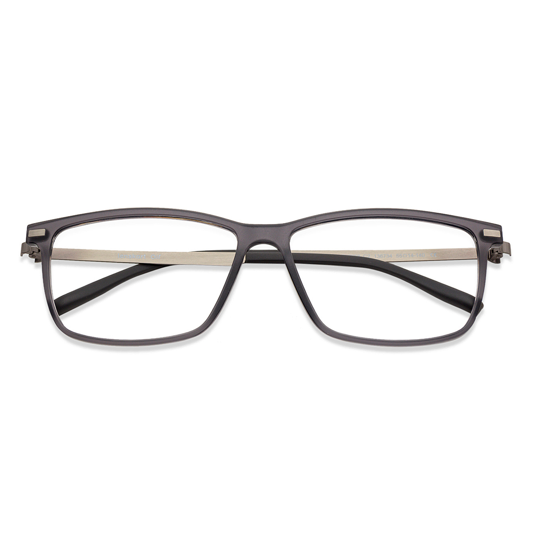 Lenskart Air Online Gray Transparent Full Rim Rectangle left side