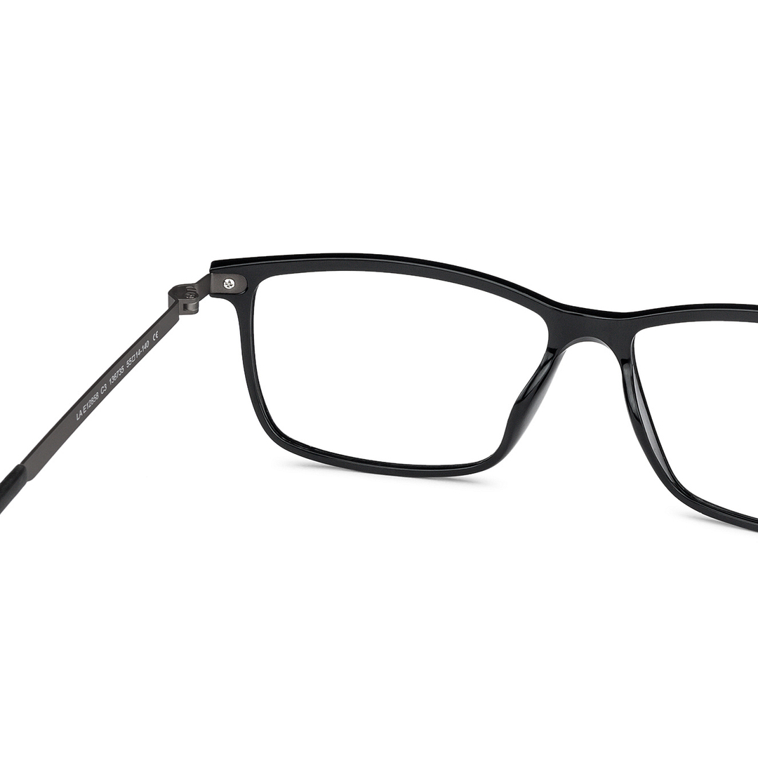 Lenskart Air Online Black Full Rim Rectangle left side
