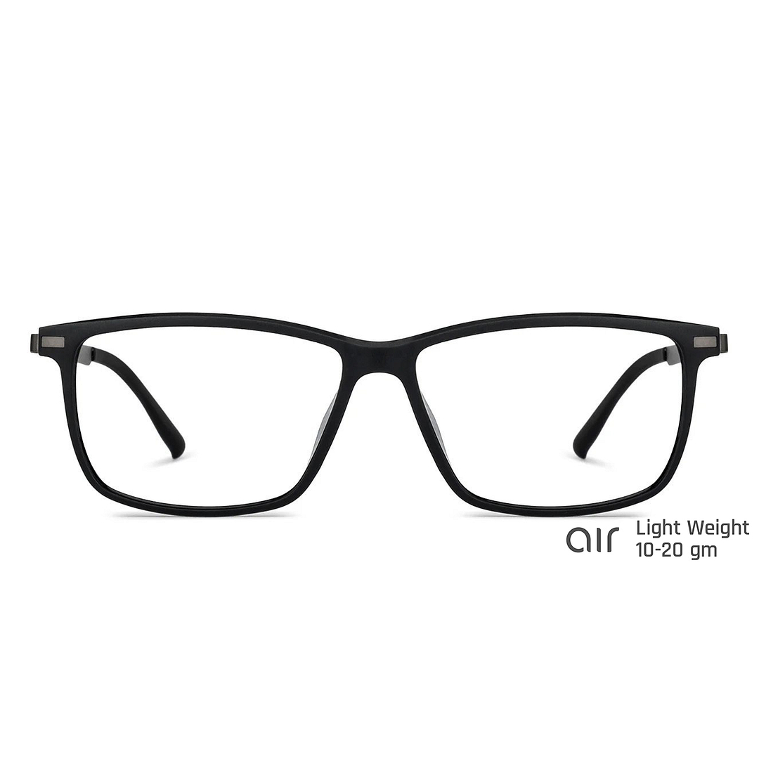 Lenskart Air Online Black Full Rim Rectangle left side