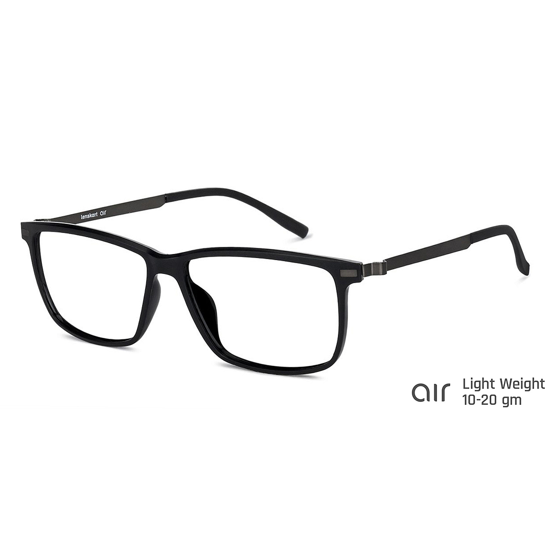 Lenskart Air Online Black Full Rim Rectangle right side