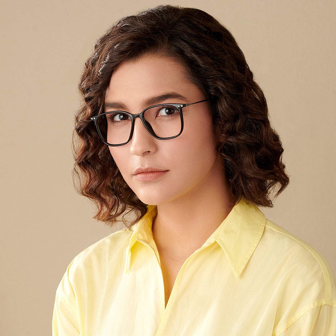 Lenskart Air Online Black Full Rim Square right side