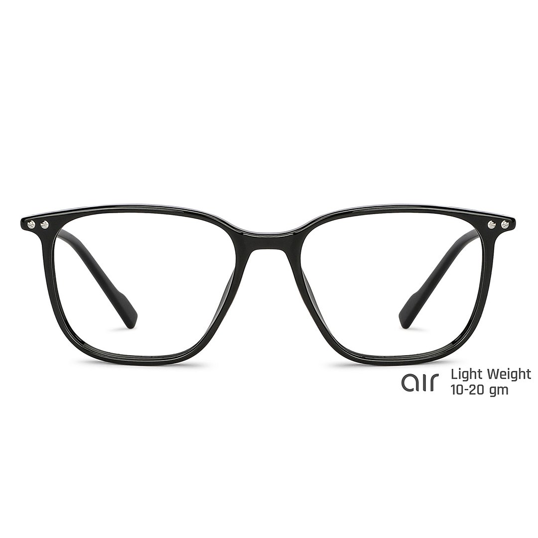 Lenskart Air Online Black Full Rim Square left side