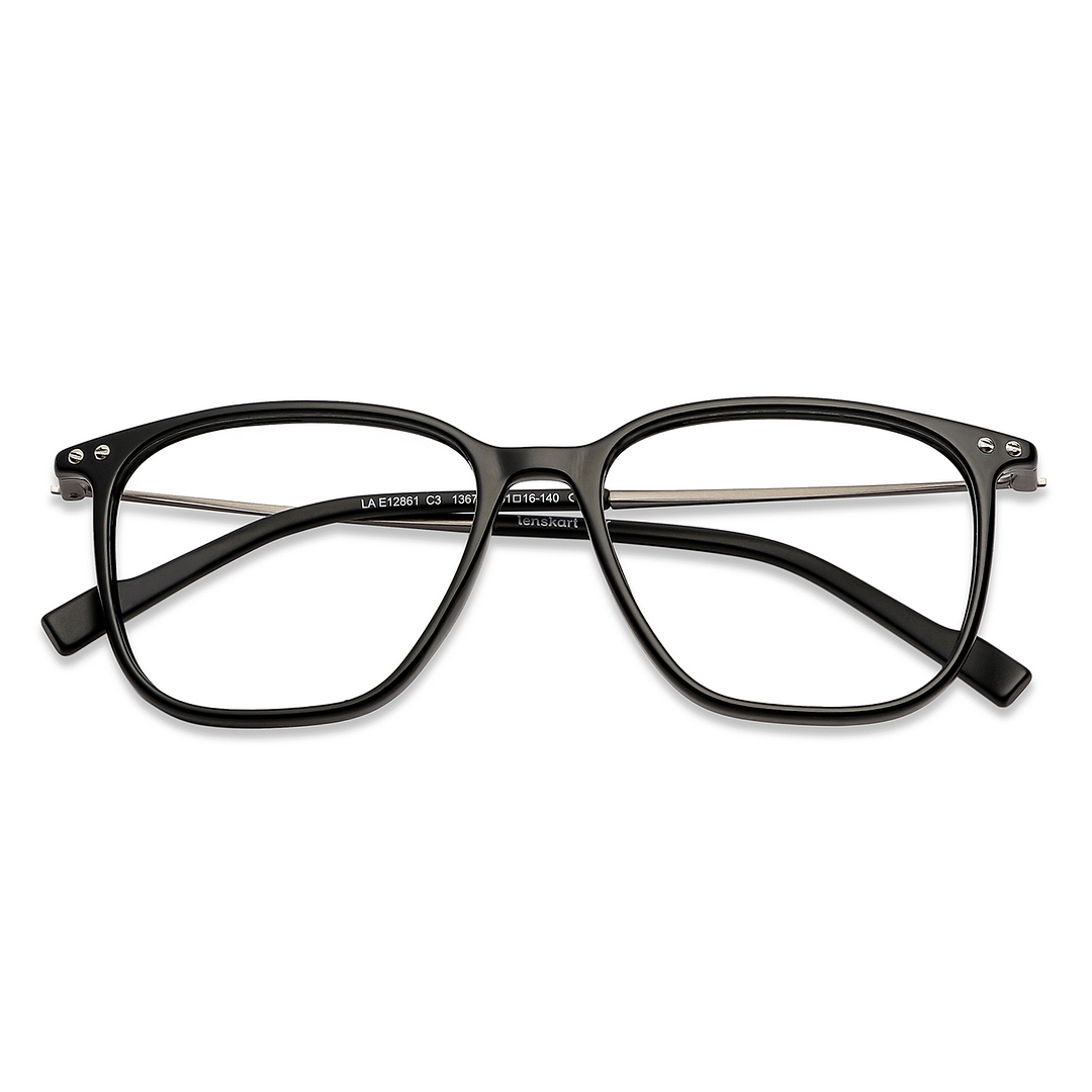Lenskart Air Online Black Full Rim Square left side