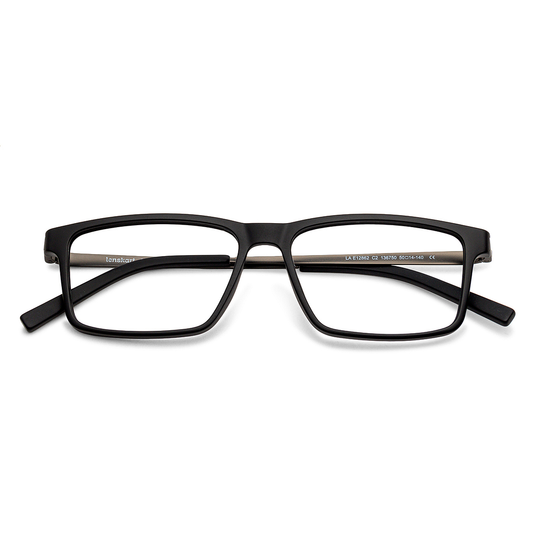 Lenskart Air Online Black Full Rim Rectangle left side