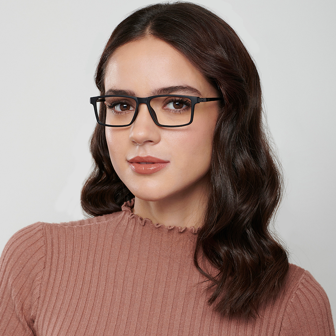 Lenskart Air Online Black Full Rim Rectangle right side