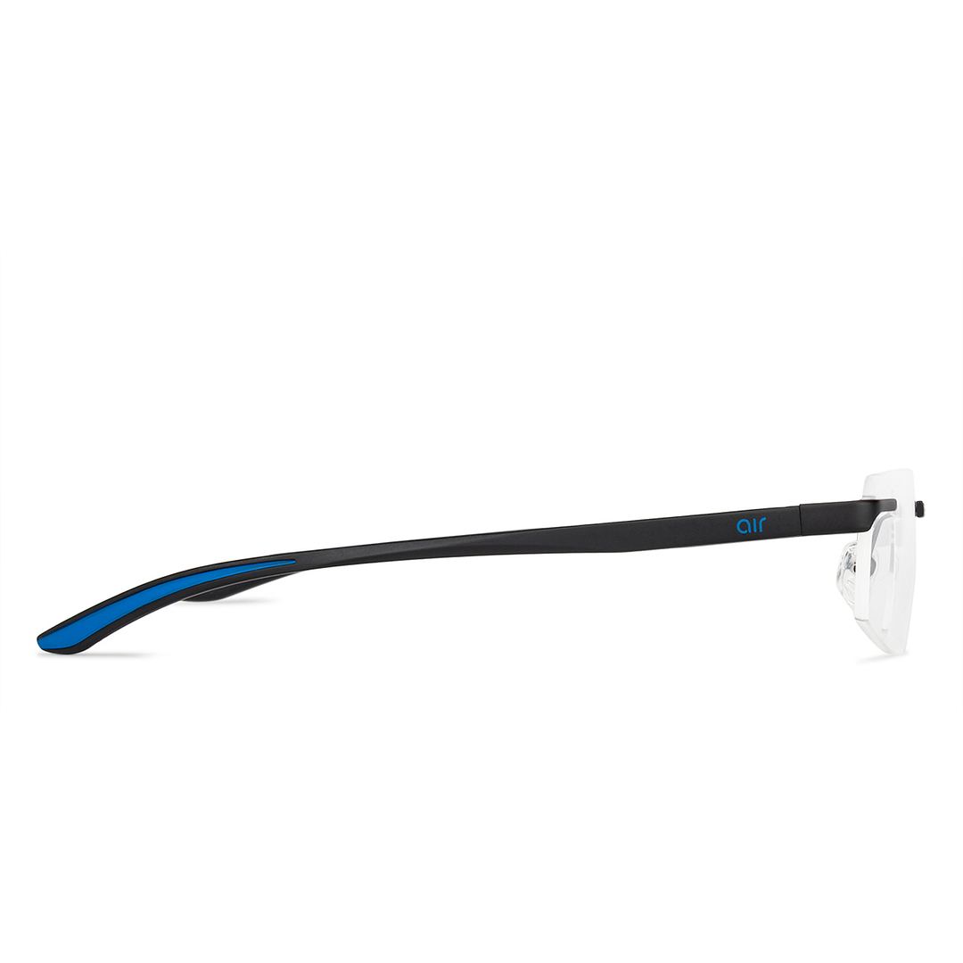 Lenskart Air Online Black Rimless Rectangle right side