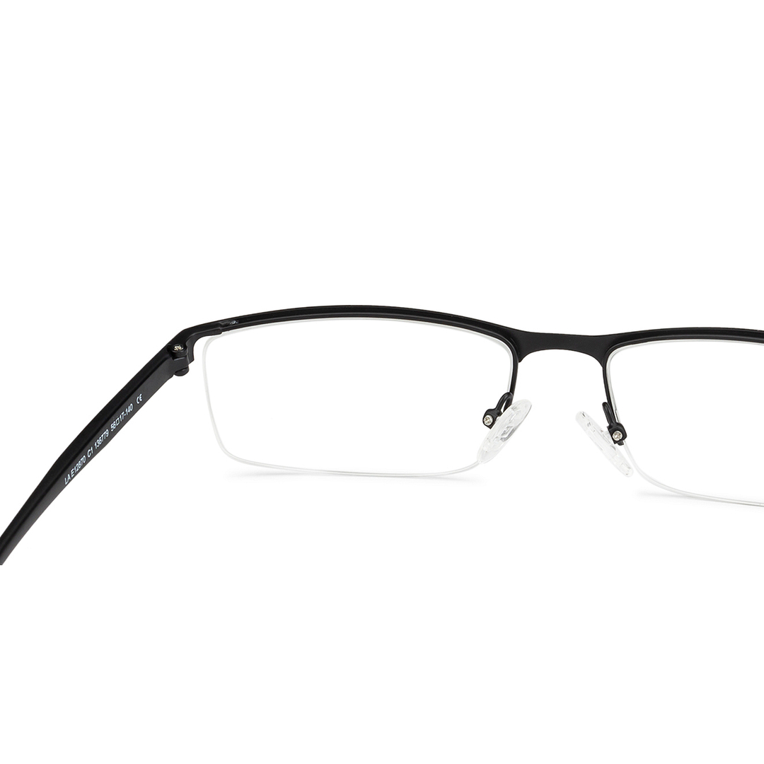 Lenskart Air Online Black Half Rim Rectangle left side