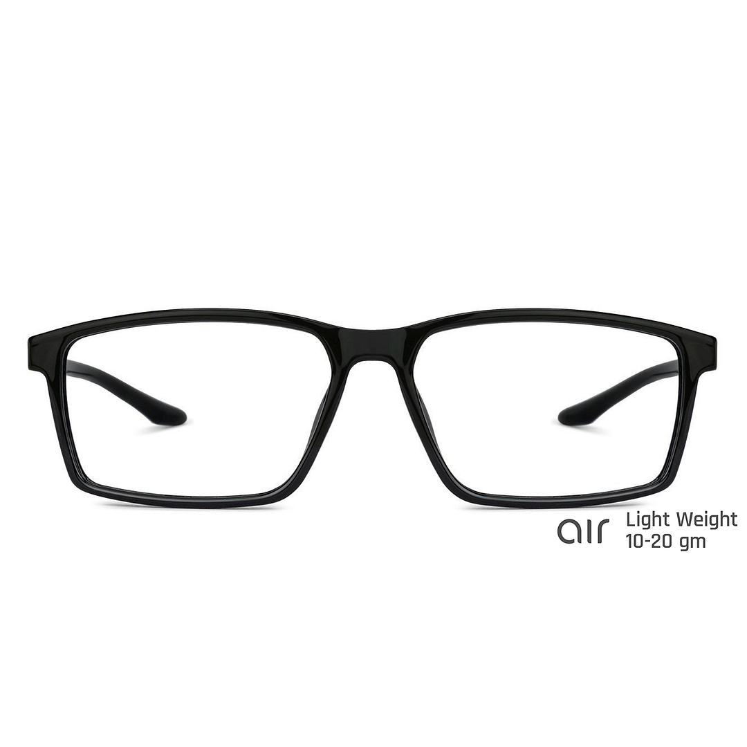 Lenskart Air Online Black Full Rim Rectangle left side