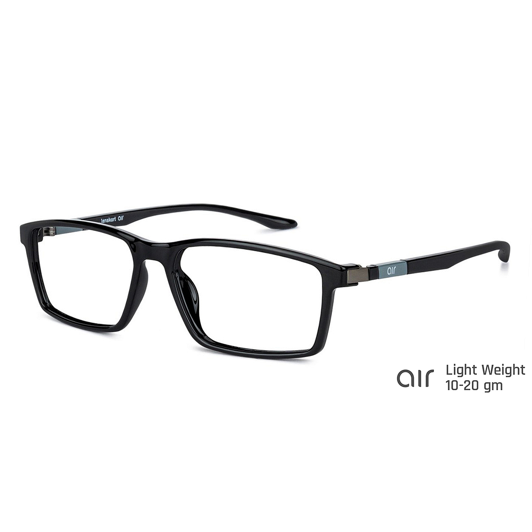 Lenskart Air Online Black Full Rim Rectangle right side