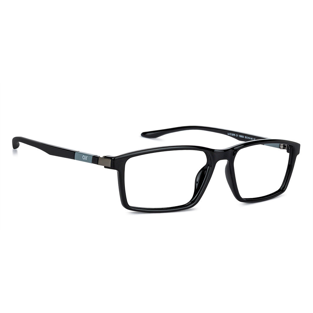 Lenskart Air Online Black Full Rim Rectangle left side