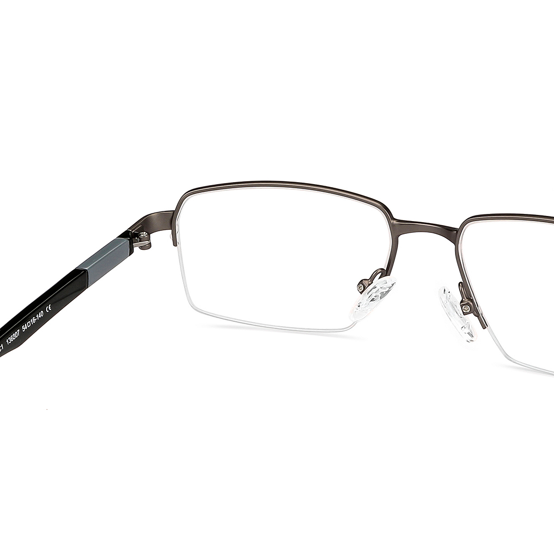 Lenskart Air Online Light Gray Half Rim Rectangle right side