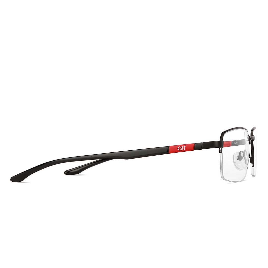 Lenskart Air Online Black Half Rim Rectangle right side