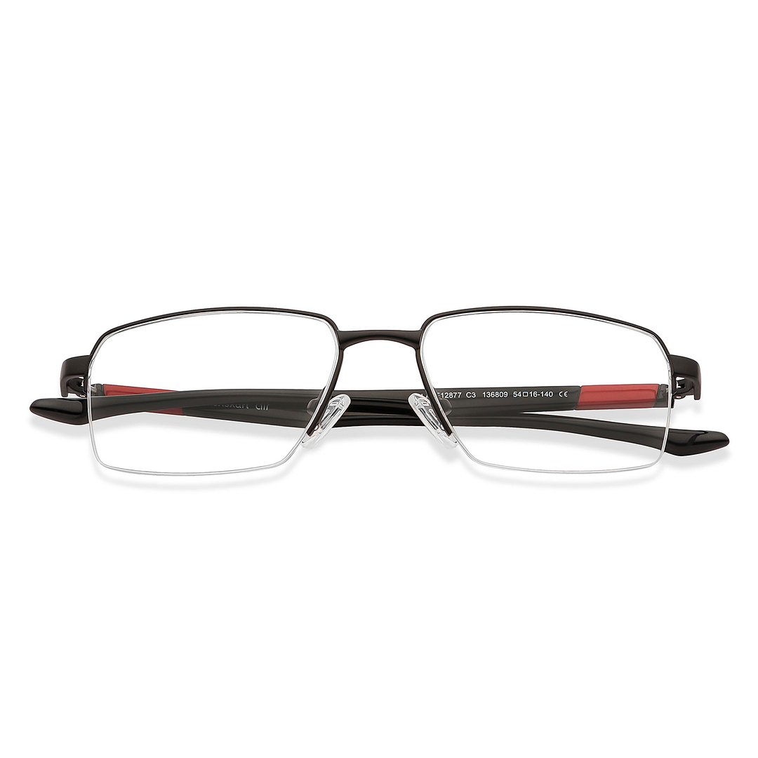Lenskart Air Online Black Half Rim Rectangle right side