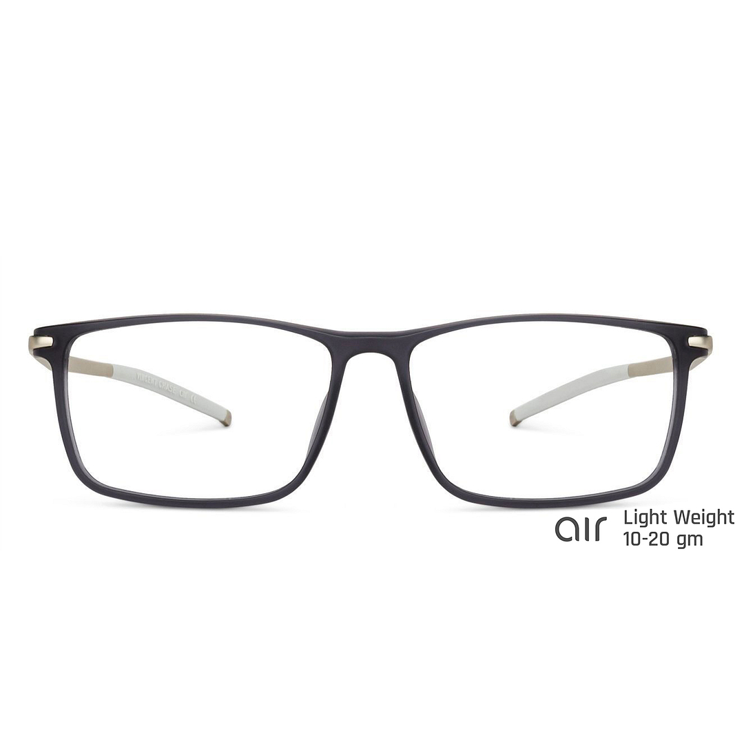 Lenskart Air Online Light Gray Full Rim Rectangle left side