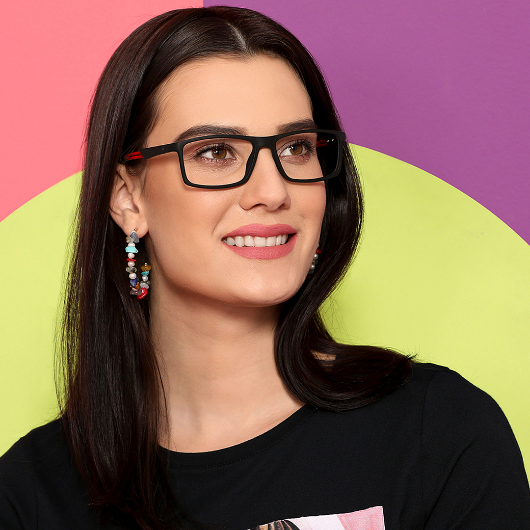 Lenskart Air Online Black Full Rim Rectangle right side