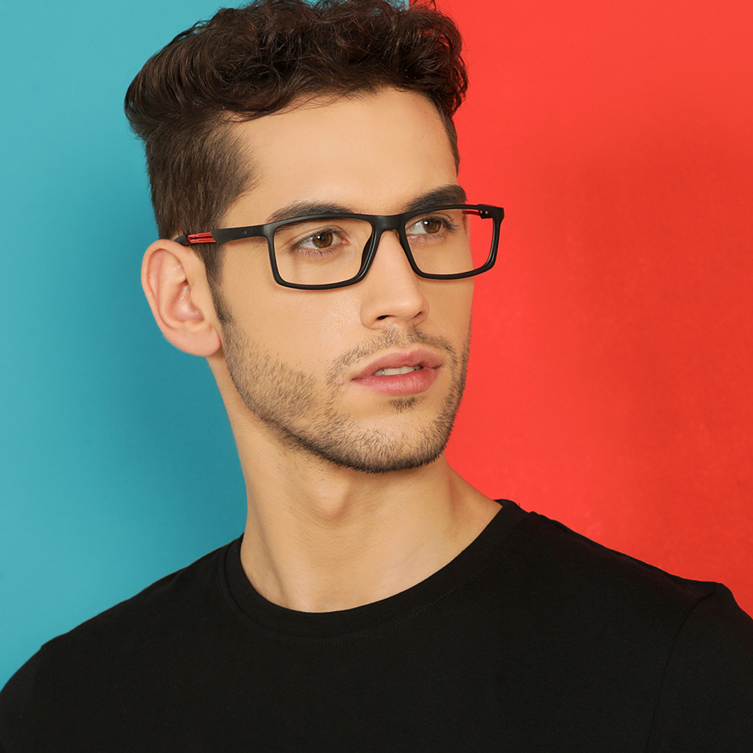 Lenskart Air Online Black Full Rim Rectangle right side
