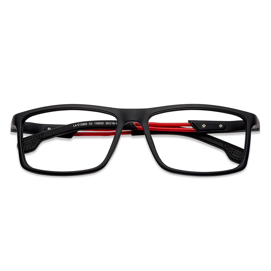 Lenskart Air Online Black Full Rim Rectangle left side