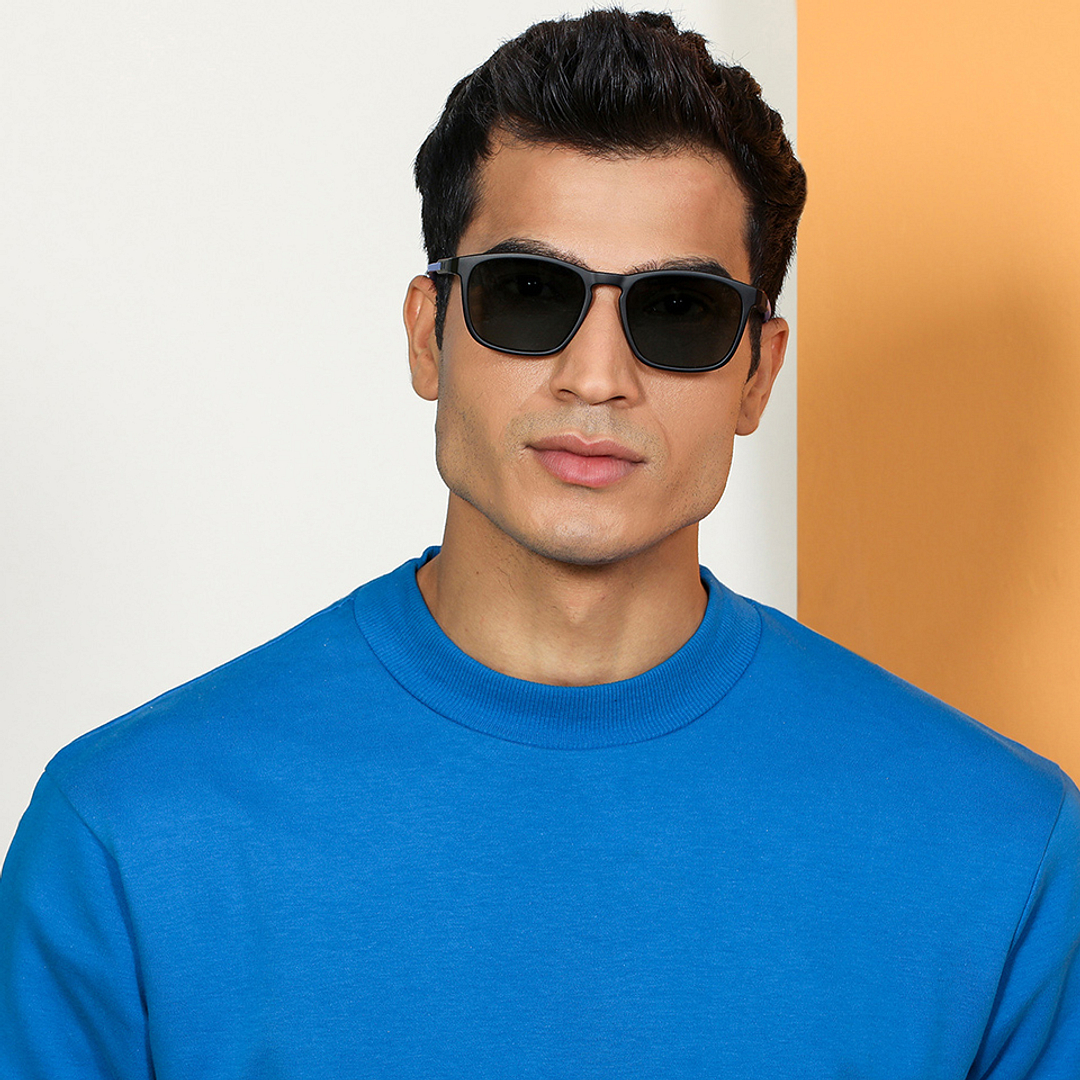 Lenskart Air Online Gold Full Rim Aviator right side