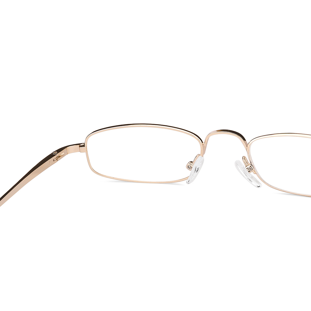 Lenskart READERS Gold Golden Brown Full Rim Rectangle Lenskart READERS LK 6967 Only for 1 Prefitted Powers right side