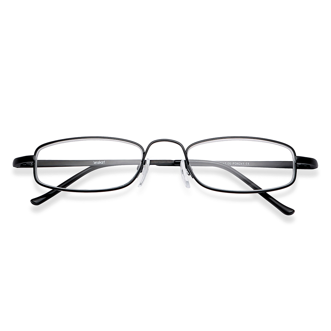 Lenskart READERS Black Black Full Rim Rectangle Lenskart READERS LK 6967 Only for 1 Prefitted Powers left side