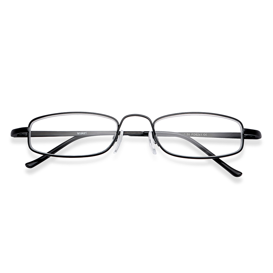 Lenskart READERS Black Black Full Rim Rectangle Lenskart READERS LK 6967 Only for 1 5 Prefitted Powers left side