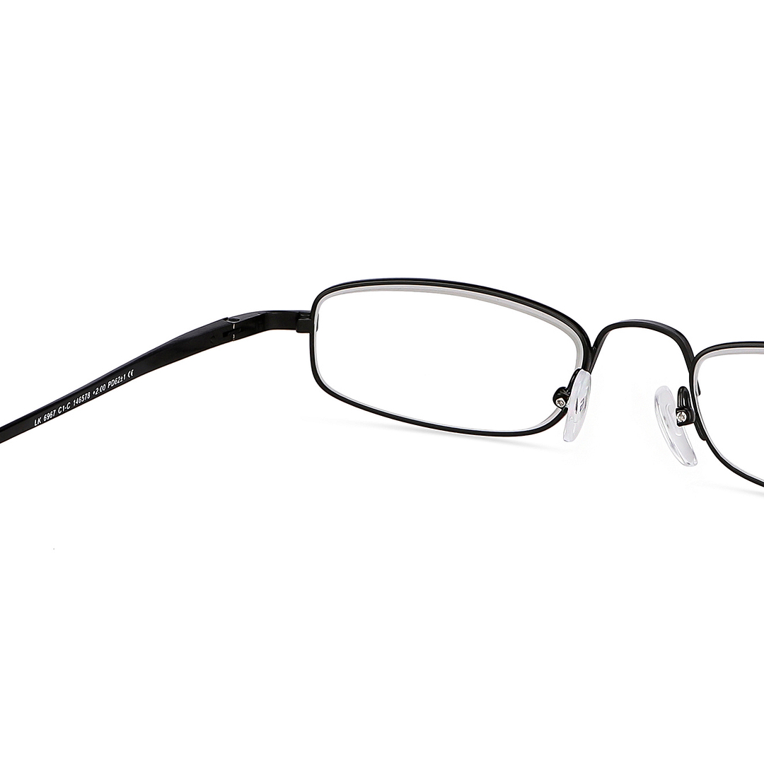 Lenskart READERS Black Black Full Rim Rectangle Lenskart Readers Lk 6967 Only For 2 Prefitted Powers right side