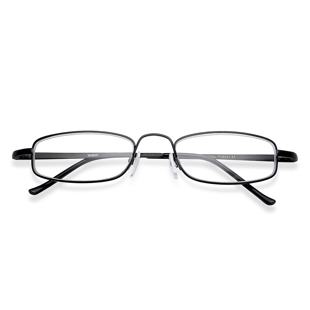 Lenskart READERS Black Black Full Rim Rectangle Lenskart Readers Lk 6967 Only For 2 Prefitted Powers left side