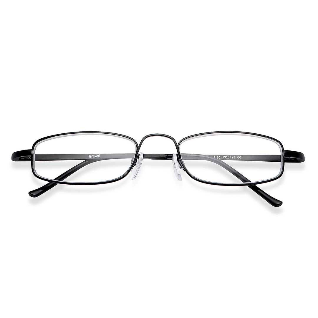 Lenskart READERS Black Black Full Rim Rectangle Lenskart READERS LK 6967 Only for 2 5 Prefitted Powers left side