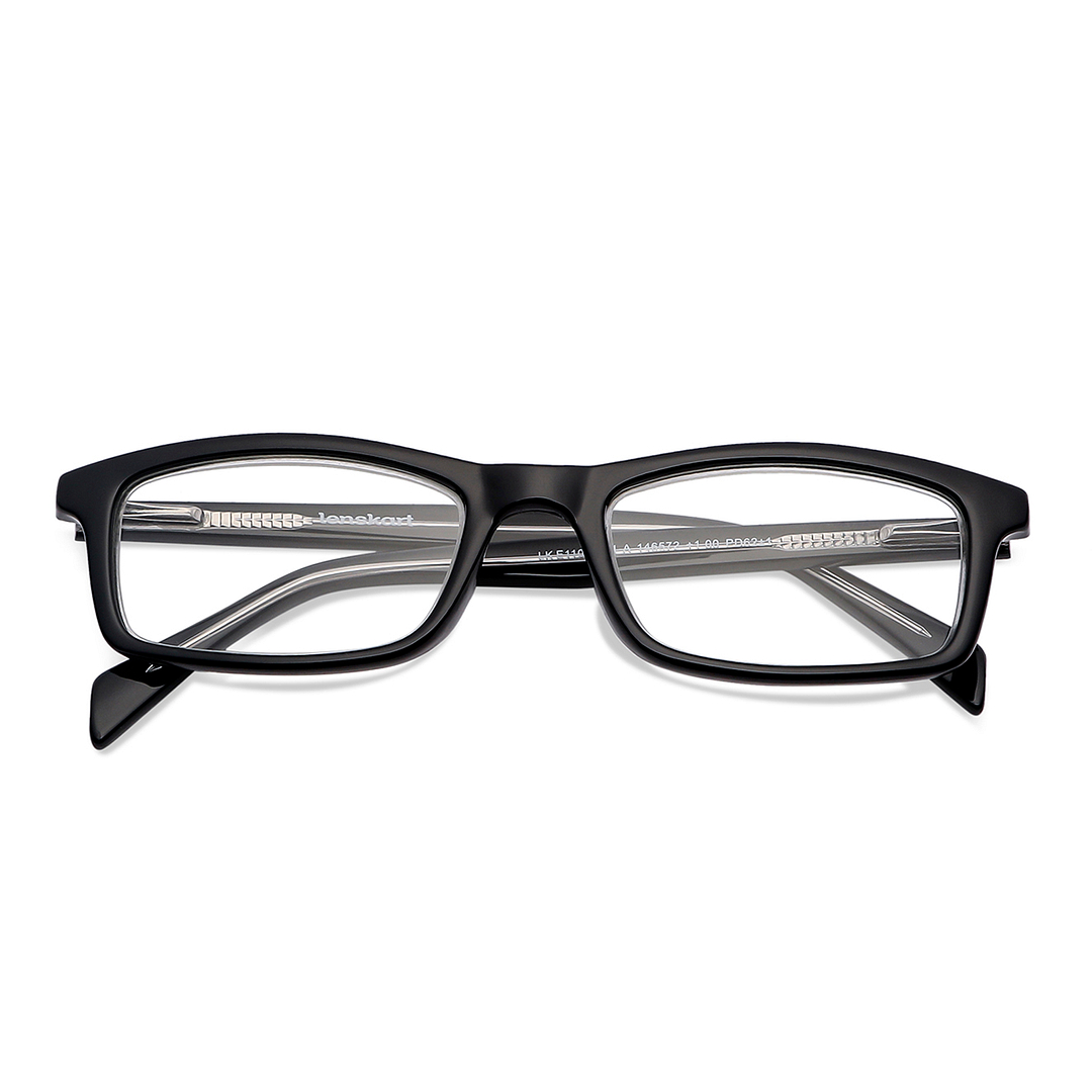 Lenskart READERS Black Black Full Rim Rectangle Lenskart READERS LK E11058 Only for 1 Prefitted Powers left side