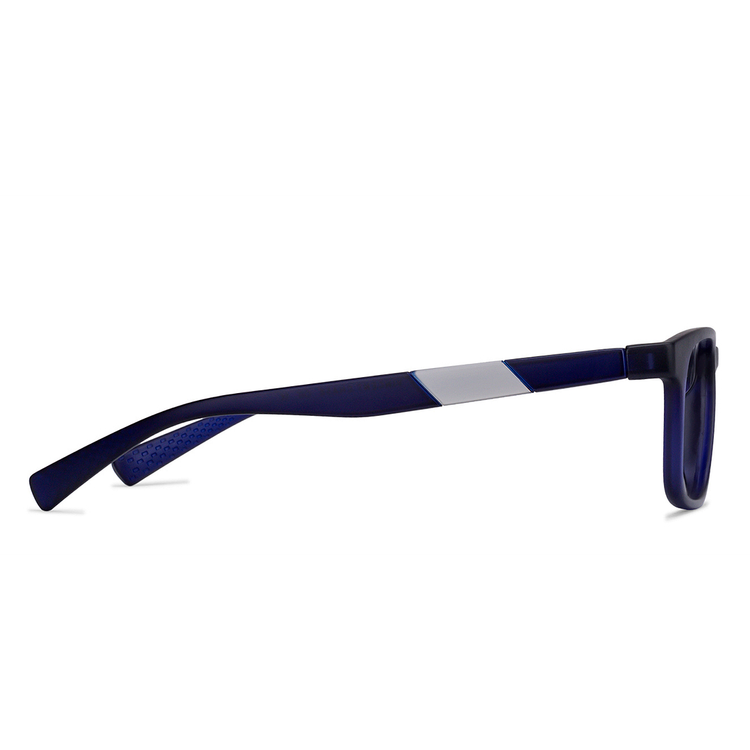 Lenskart Air Online Blue Transparent Full Rim Rectangle left side